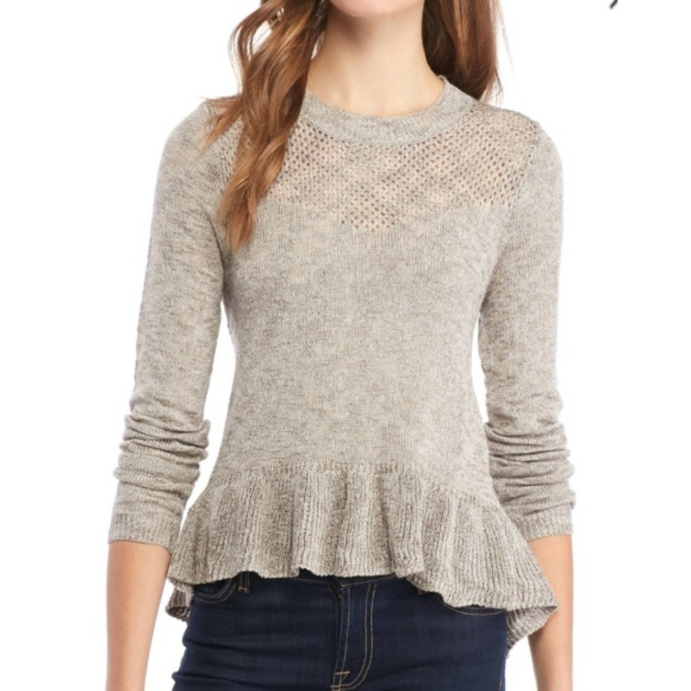 True Craft Ruffle Edge Sweater - Picture 7 of 7